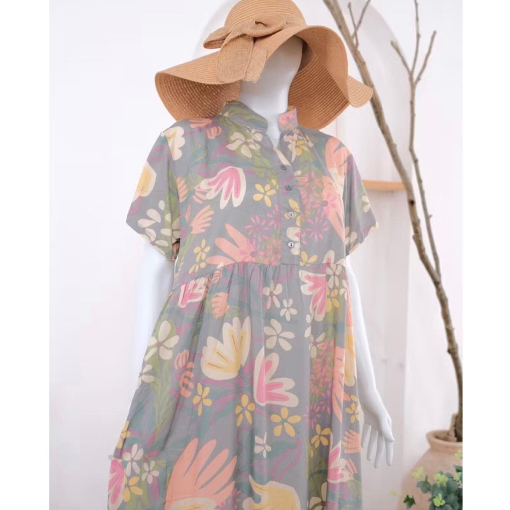 Daster kerah shanghai/Daster Nagita/Daster motif