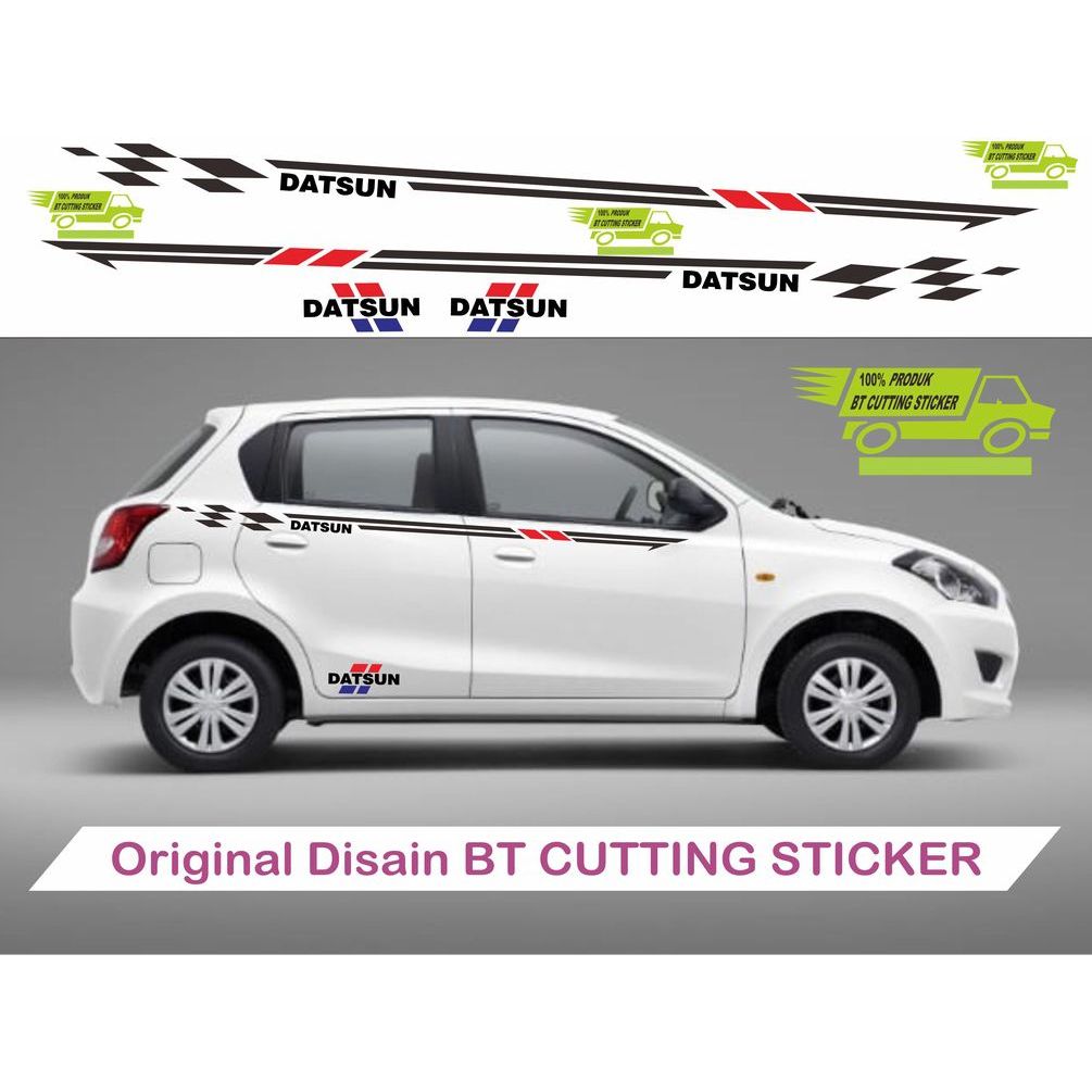 Stiker mobil datsun go // stiker list stripe mobil datsun // sticker datsun sticker mobil