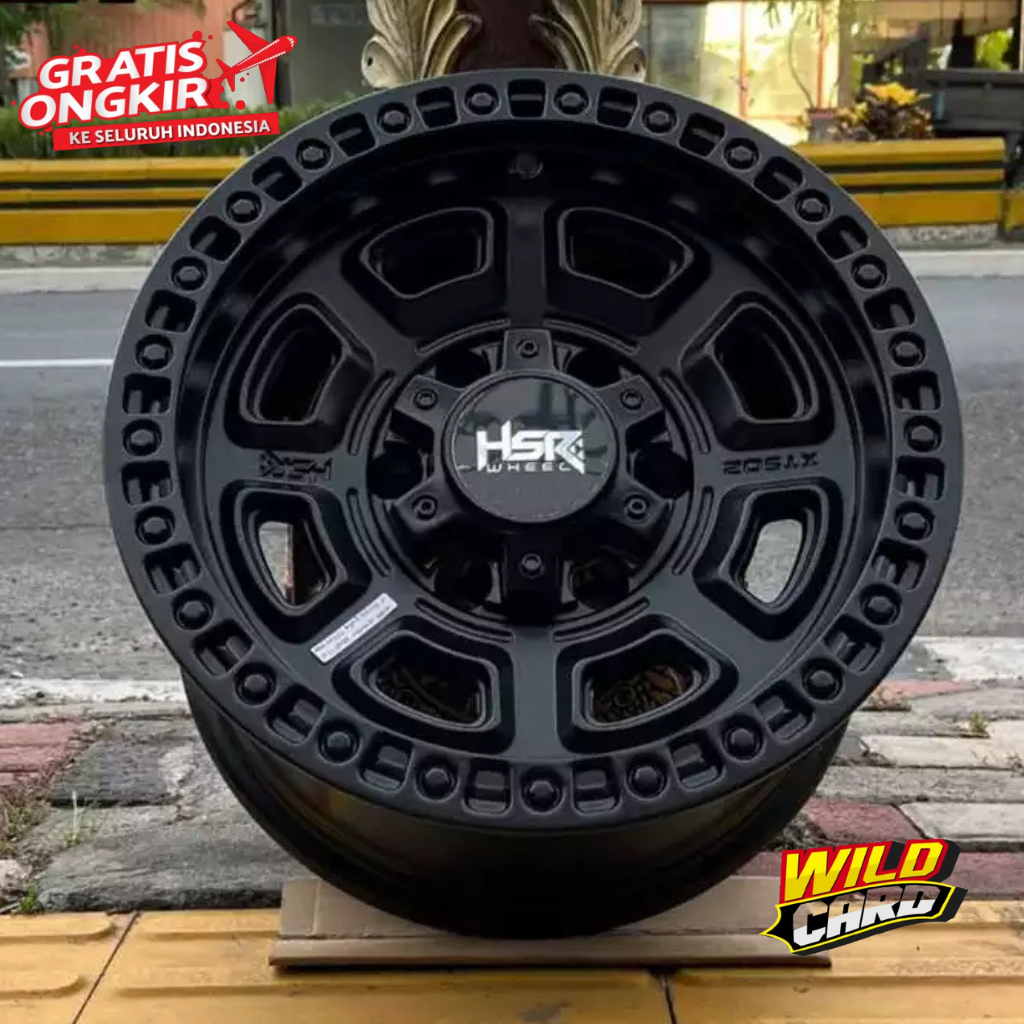 Velg Semi Offroad Ring 15 Untuk Mobil  Strada, Triton, Blazer, Terano HSR XTS02 R15