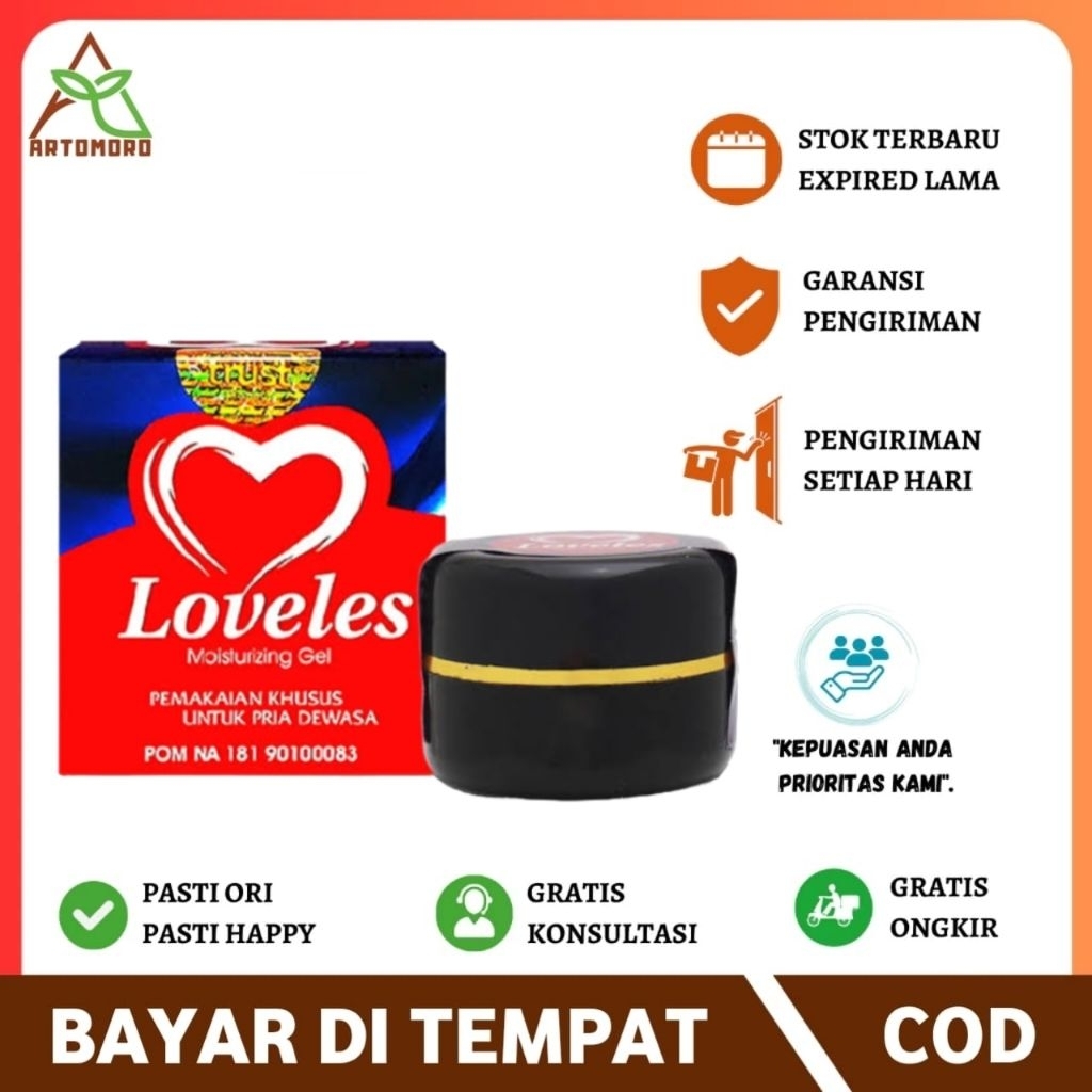 Loveles 10ml Moisturazing Gel Oles Khusus Pria - Loveless Gel Antiseptik