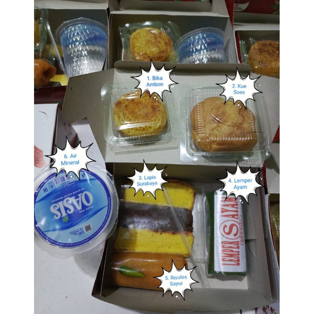 SNACK BOX (PESANAN KHUSUS) / BISA ORDER SATUAN / SNACK BOX KUE BASAH