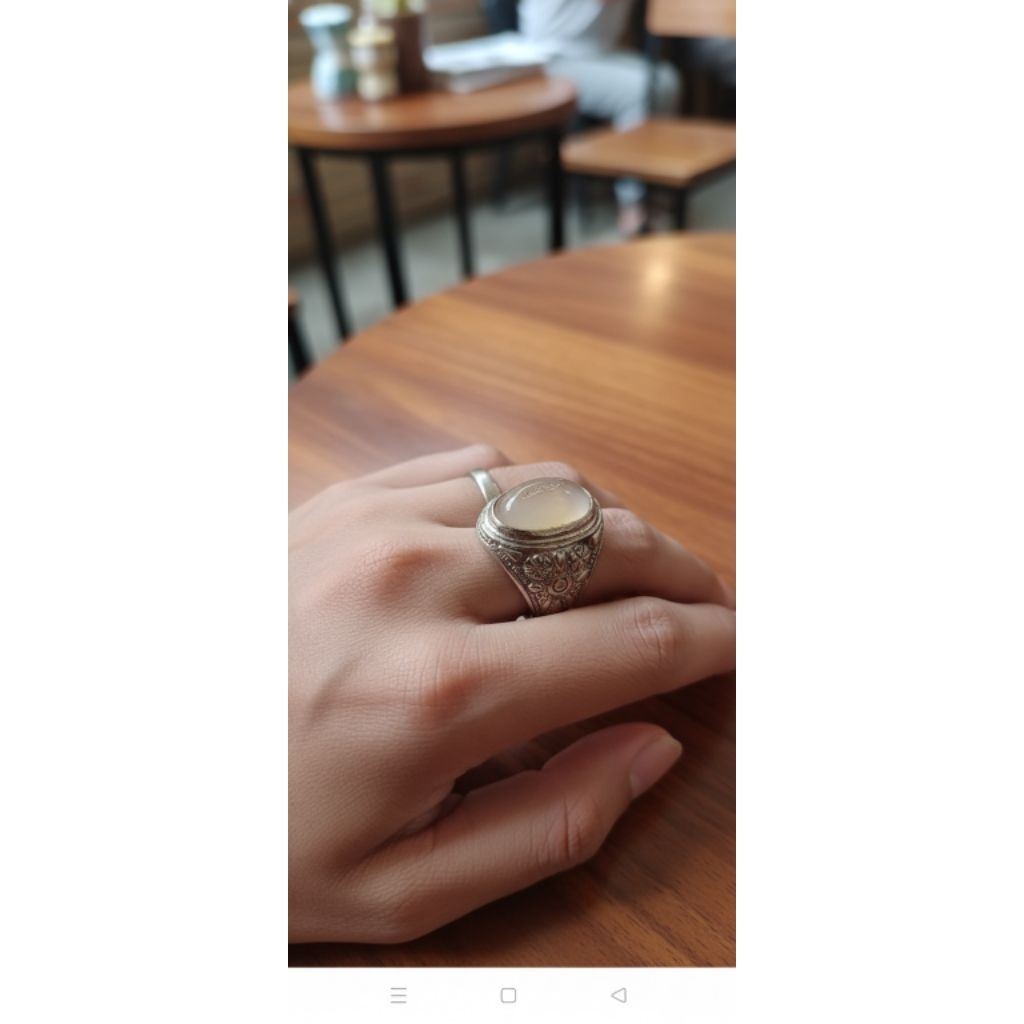 batu akik sulaiman combong putih