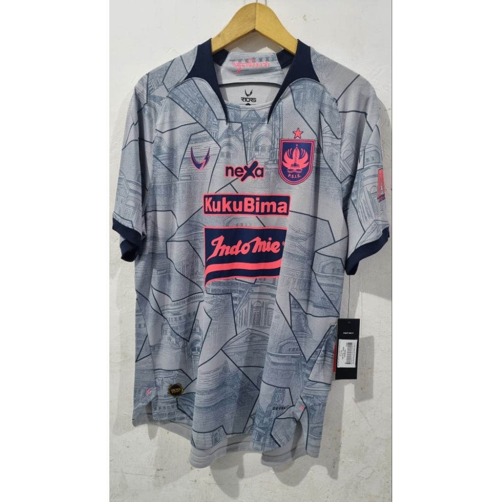 Jersey PSIS Original Third 23-24 size XL full sponsor nameset Gali Freitas #17 + photocard ttd asli