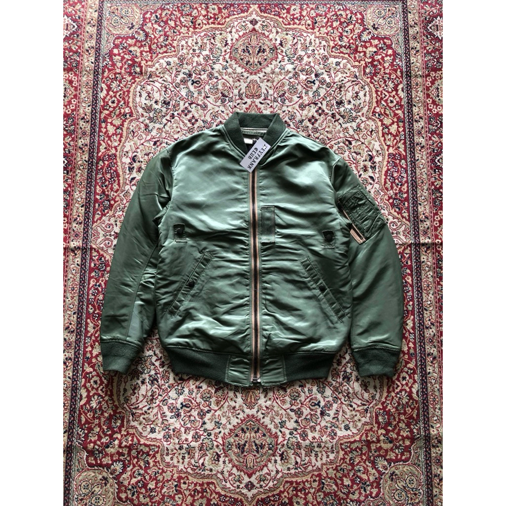 United arrow Beauty and youth ma-1 bomber jacket Vintage Military Army bomber jacket H499
