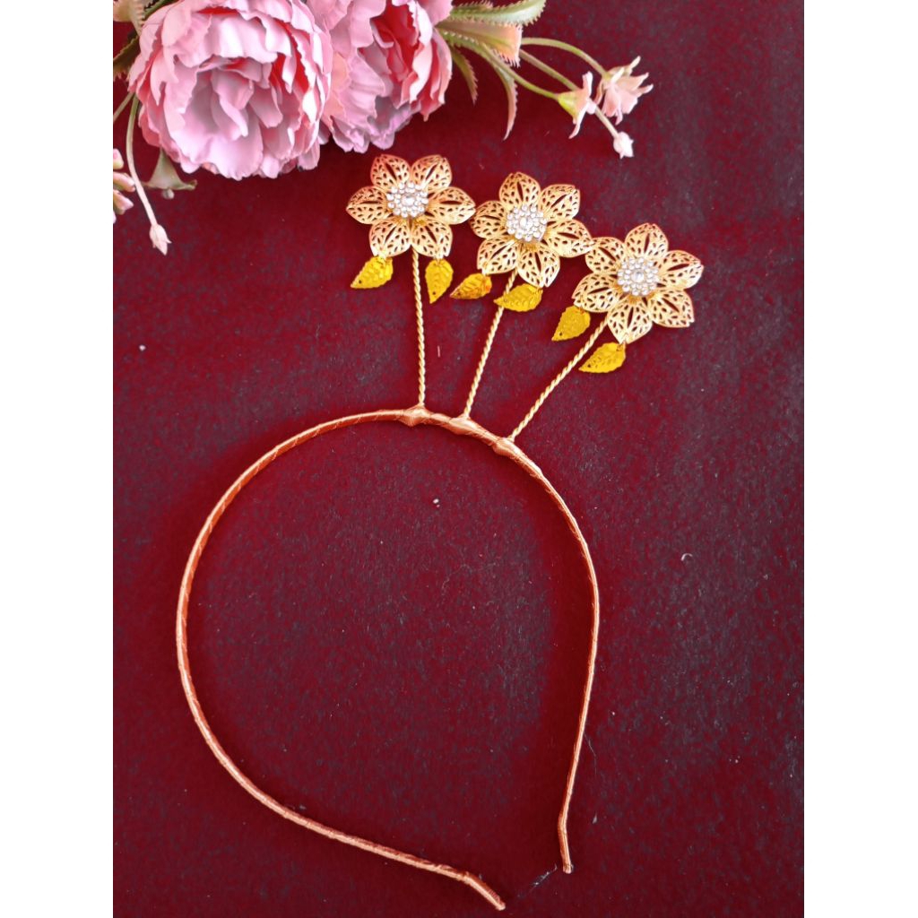 bando kembang goyang / bando menul bunga