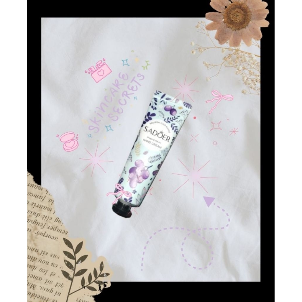 Preloved Hand Cream SADOER (Grape & Plants)