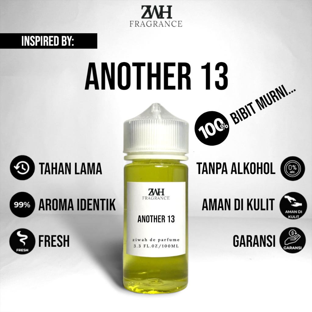 Ziwah Bibit Parfum Murni Premium Inspired Another 13 Non Alkohol Tahan Lama