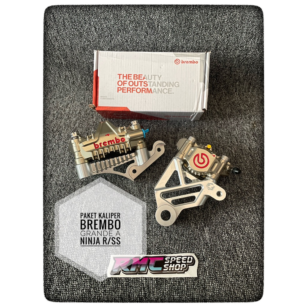 Paket Kaliper Brembo set Ninja R Ninja Ss original Vietnam grade A / Peket kaliper brembo Ninja R / 