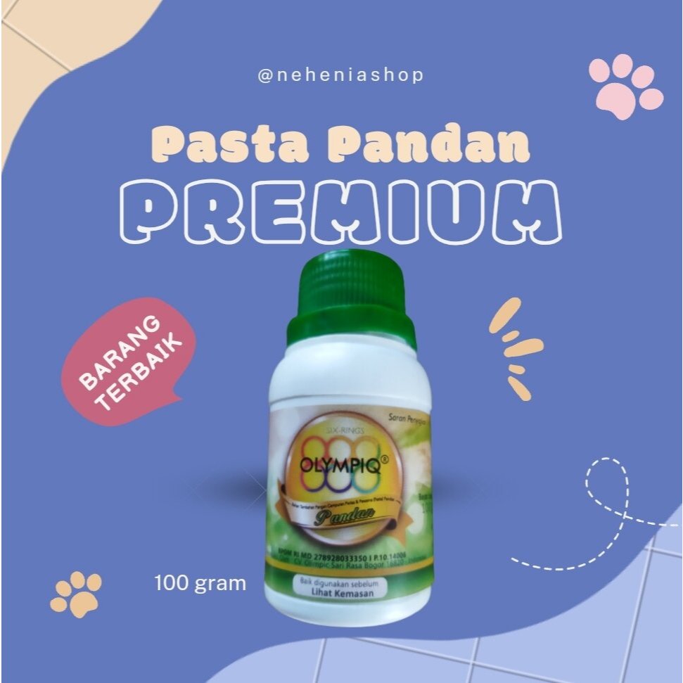 Pasta Perisa makanan Olympic Pandan