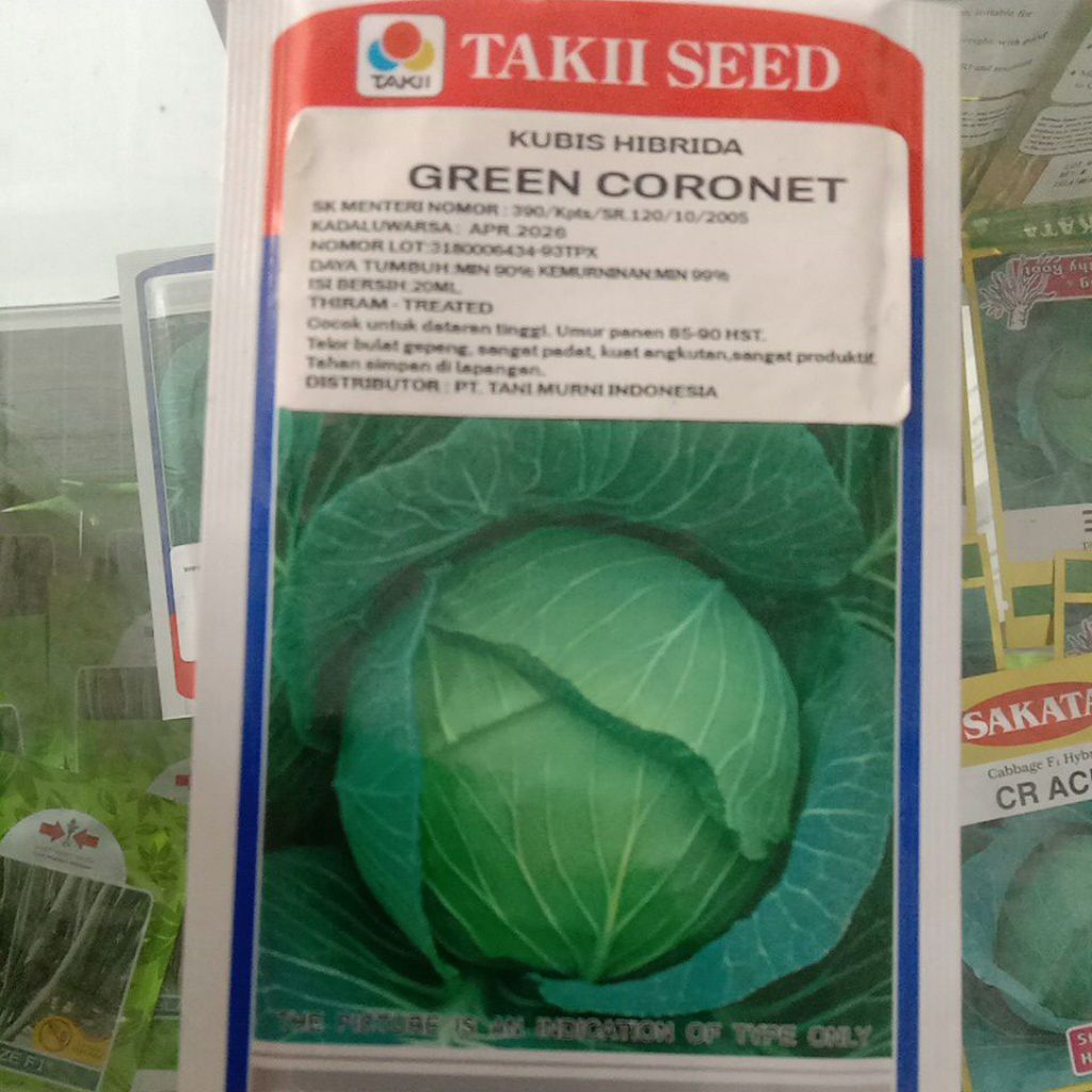 Benih Kubis Green Coronet 20 ML