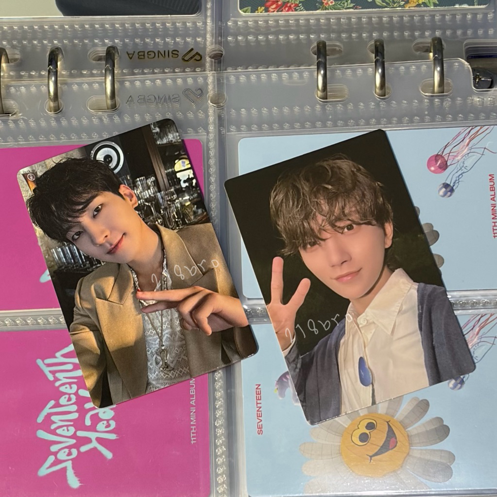 SEVENTEEN WONWOO JOSHUA PC Photocard ww yzy 3.0 carat seventeenth heaven