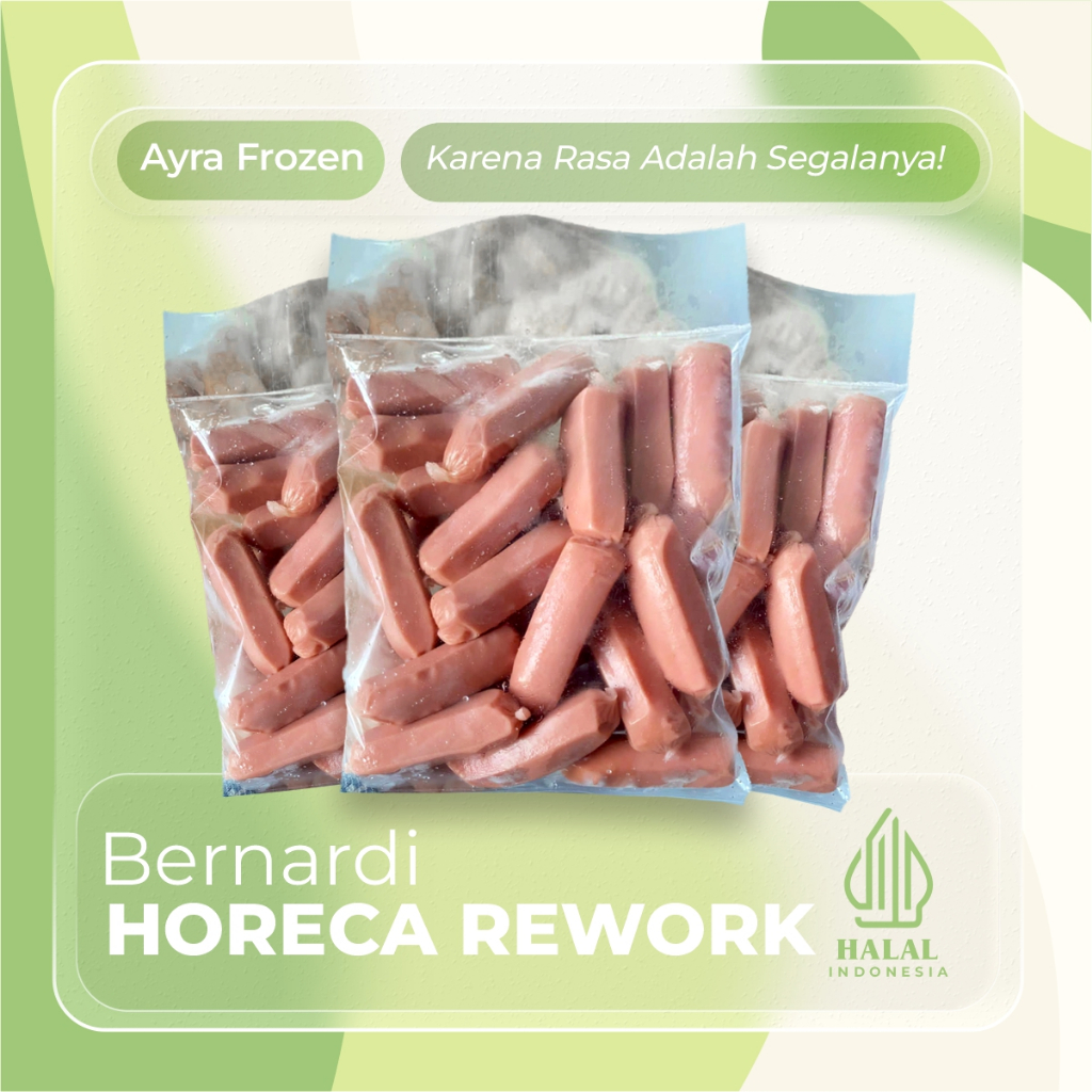 Sosis Horeca Bernardi Rework 900GR & 450GR - Sosis Sapi Premium Bernadi - Sosis Hotel Premium