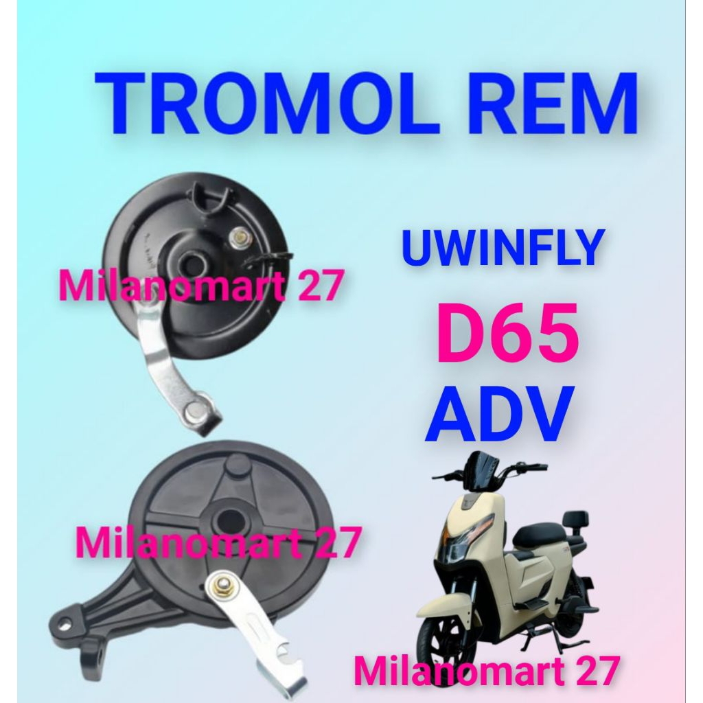tromol rem uwinfly D65 ADV rumah kampas rem sepeda listrik uwinfly d65 adv