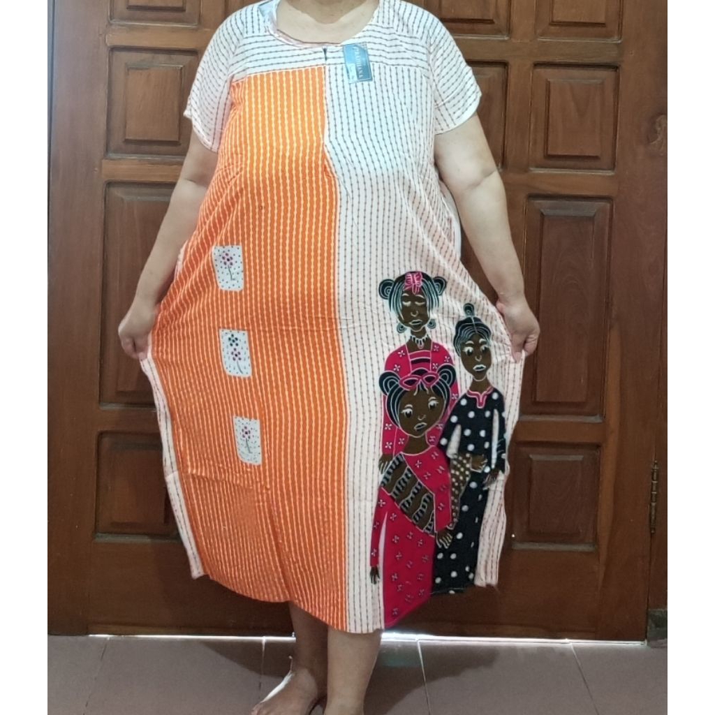 Daster Lowo Serut kelelawar serut batik mbok jamu lucu