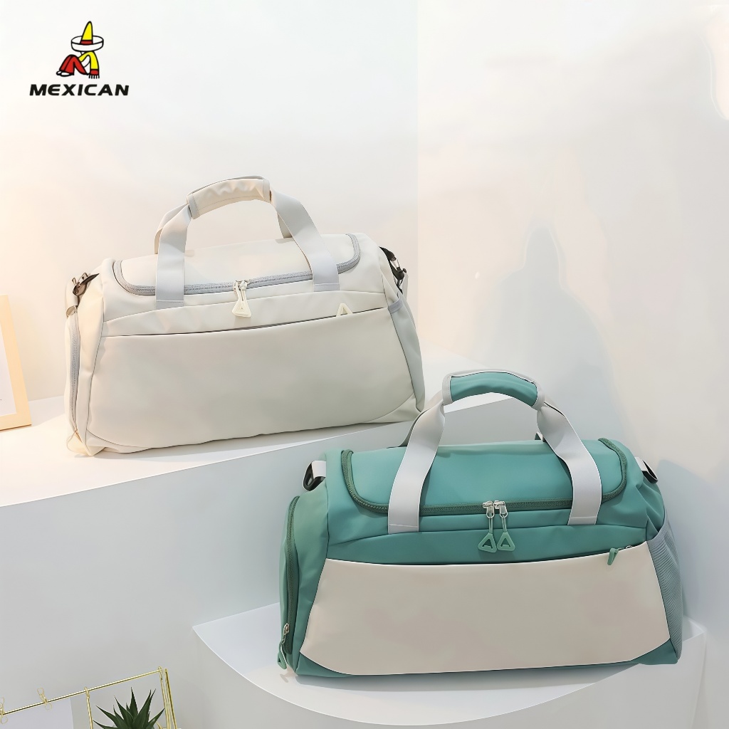 Mexican koper  Tas Travel Anti Air Tas Olahraga Gym Fitness Multifungsi Kapasitas Besar Kompartemen 