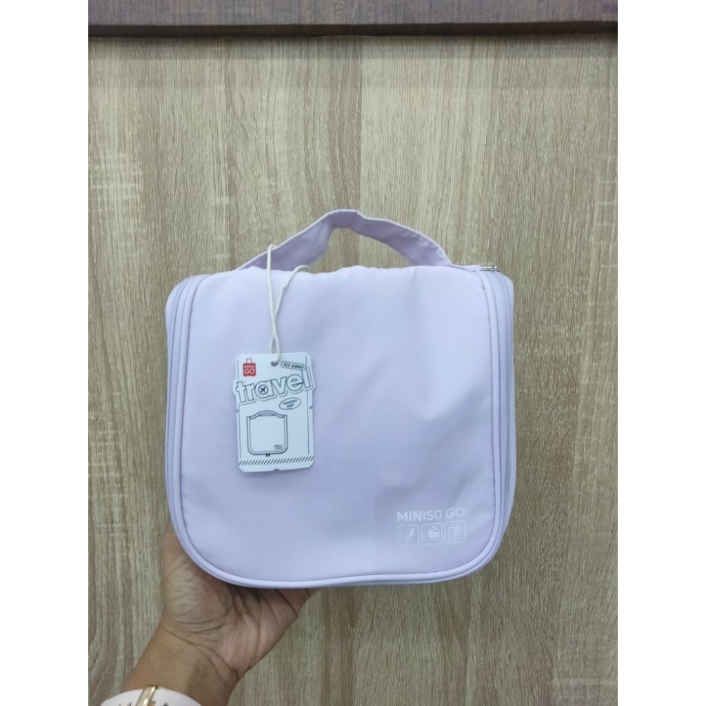 MINISO Go Series Hanging Toiletry Bag / Miniso Tas Perlengkapan Mandi