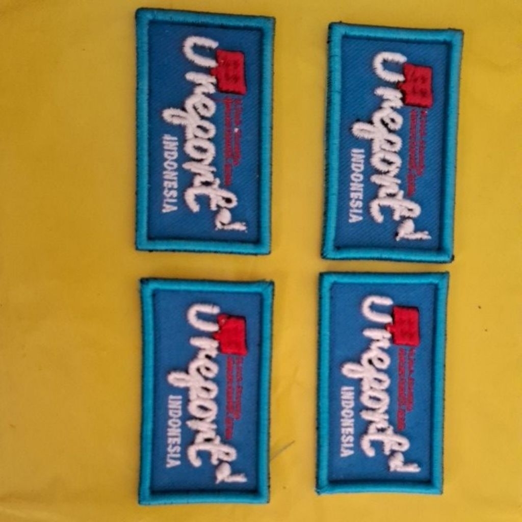 Bordir timbul Badge Ureport pramuka