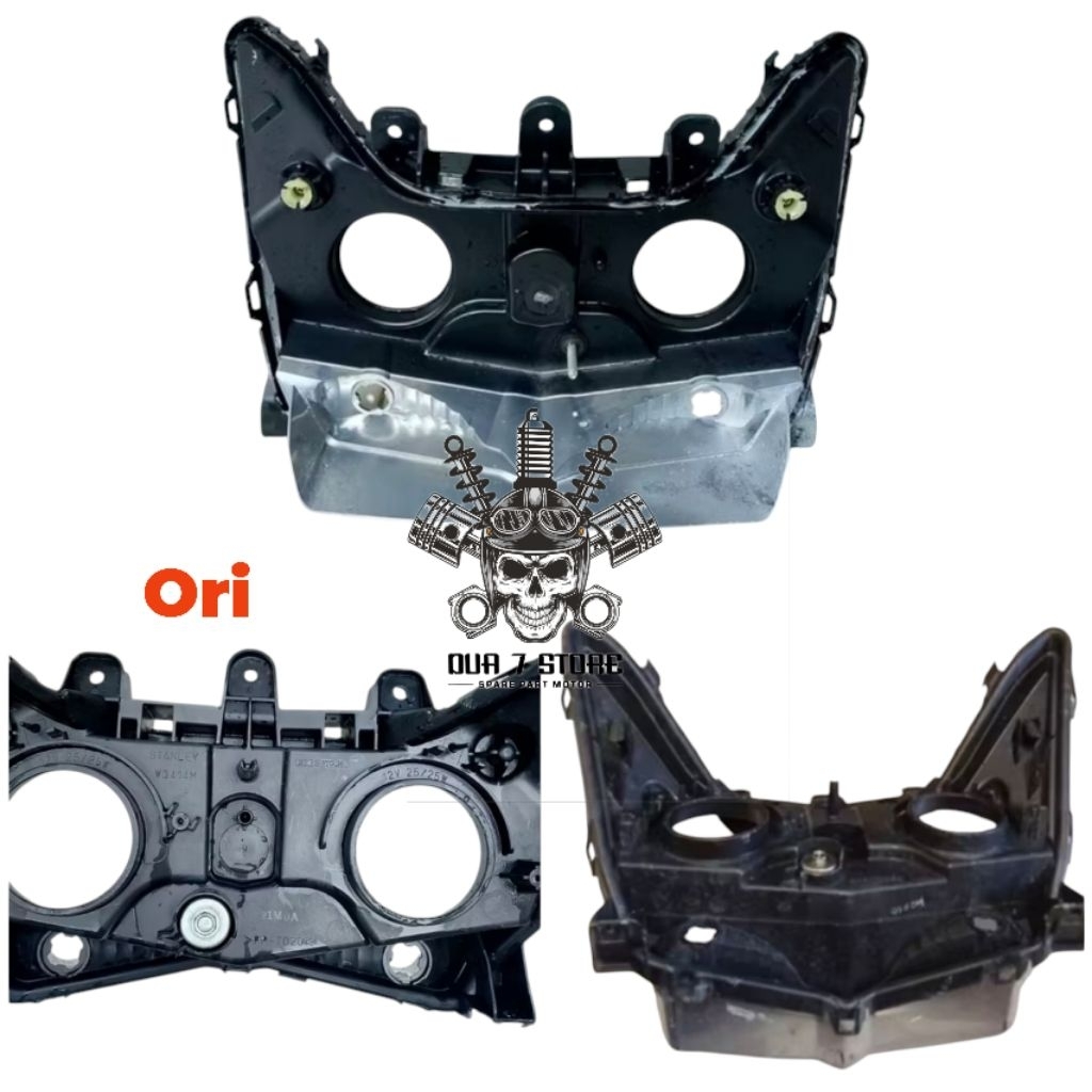 batok housing reflektor vario 125 kzr 2012 2013 2014 ori