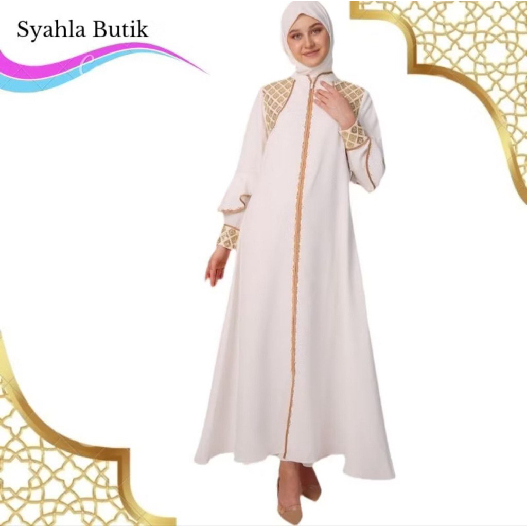 New Dress gamis Hikmat Fashion size M