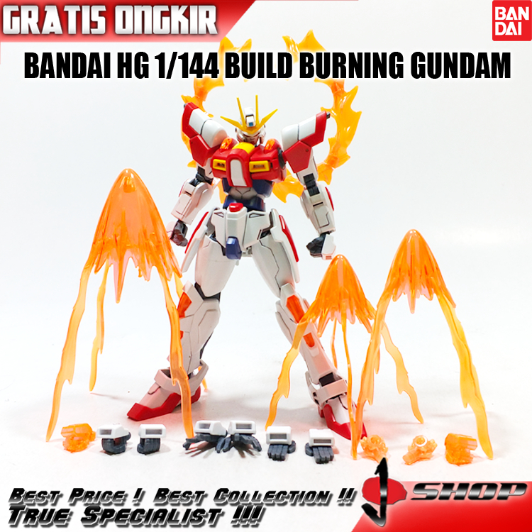 BANDAI HG 1/144 BUILD BURNING GUNDAM HG3360