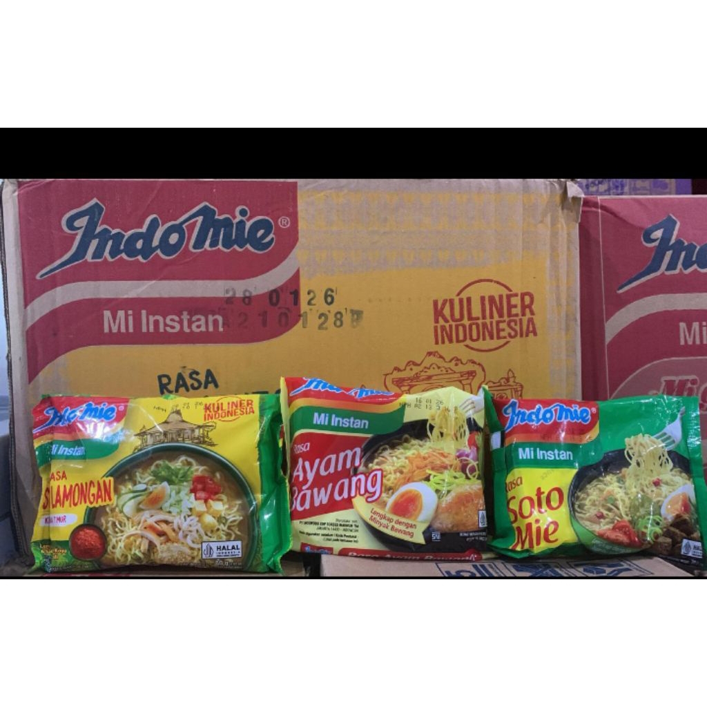 1 dus isi 40 pcs Indomie rasa soto / ayam bawang / soto Lamongan grosir sembako murah bandung bisa k