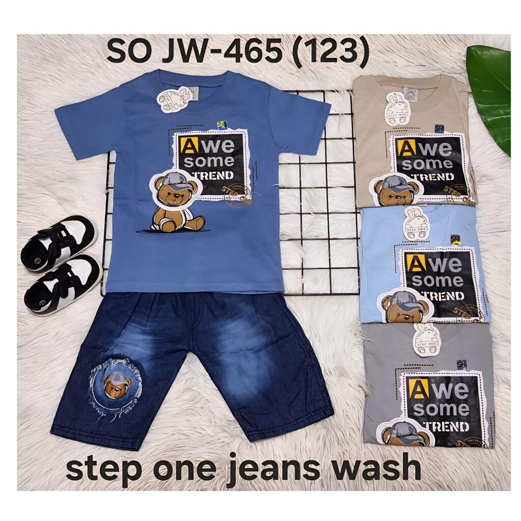 STEP ONE 465 1/3 - SETELAN BAJU ANAK COWOK