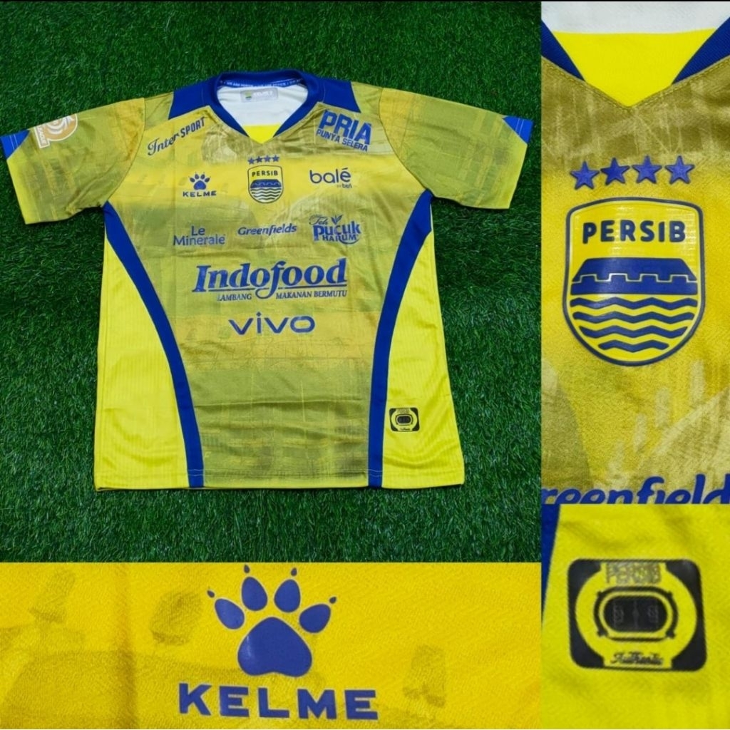 Jersey Kaos Baju Sepak Bola Dewasa Persib Maung Bandung Home Away 3rd Third Kuning Liga 1 New Season