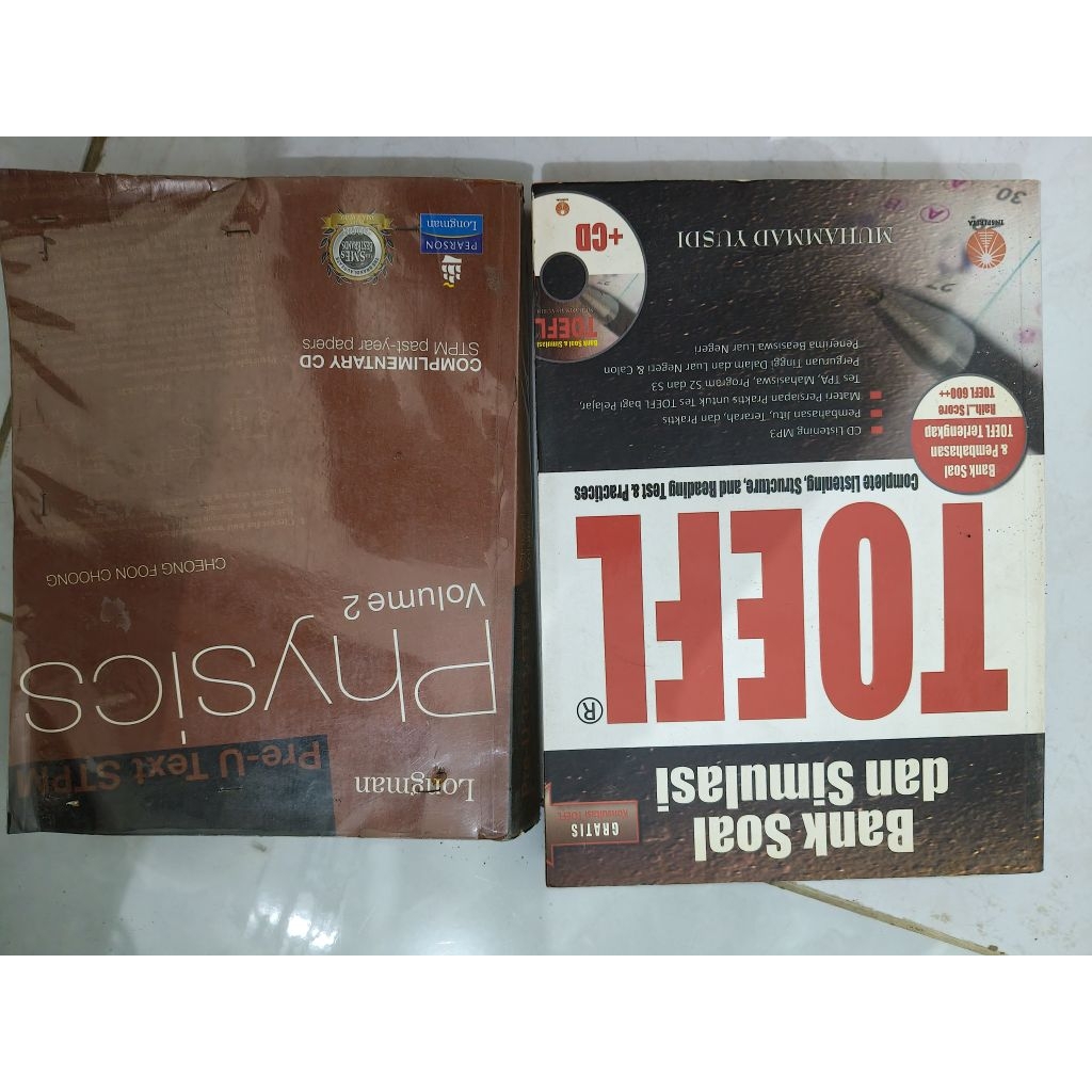 TOEFL Bank Soal dan Simulasi dan Longman Physics Volume 2 Original