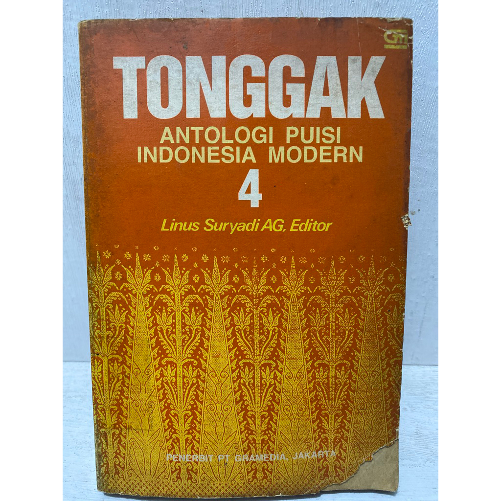 Buku Original TONGGAK ANTOLOGI PUISI INDONESIA MODERN - LINUS SURYADI AG,