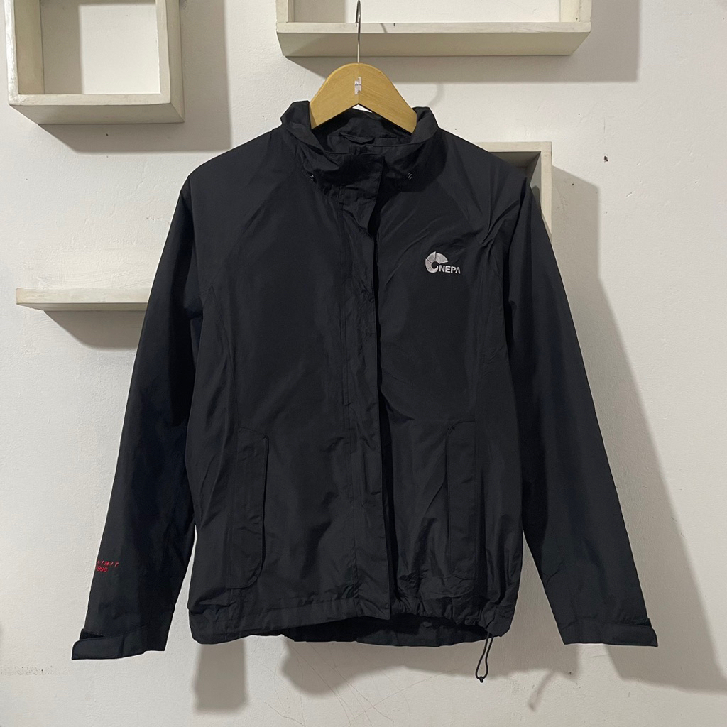 NEPA Black Tanpa Kupluk Outdoor Jacket Original (B67.13)