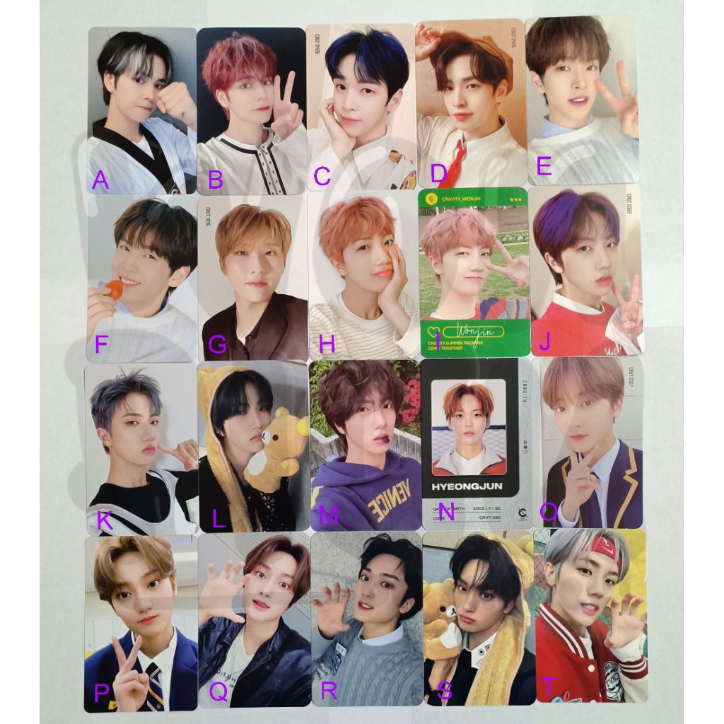 CRAVITY Photocard PC Album Hideout S3 BOV Soundwave SW WITS LIOC ID Card IDC MD C-Del C-Delivery C9 