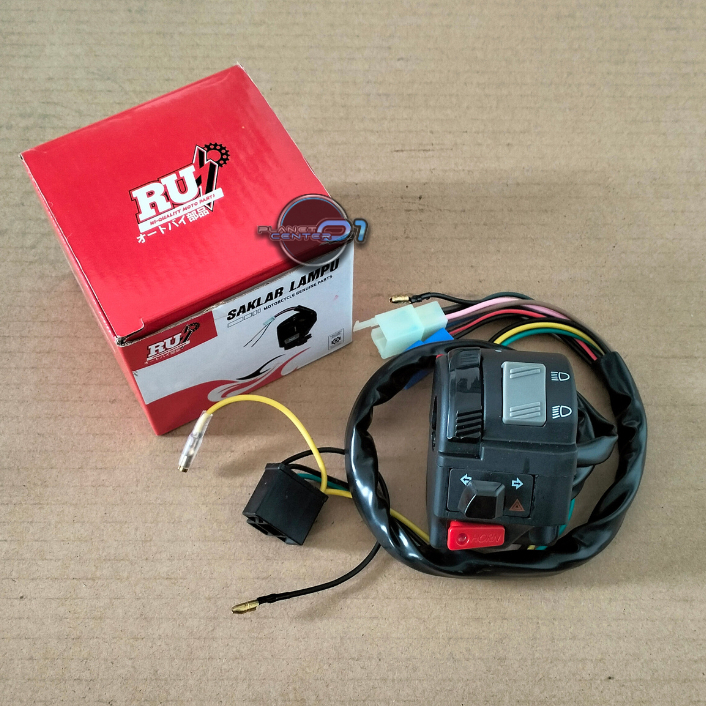 Holder Kiri Vixion Lama + Tombol Hazard | Aksesoris Motor Yamaha Vixion Old