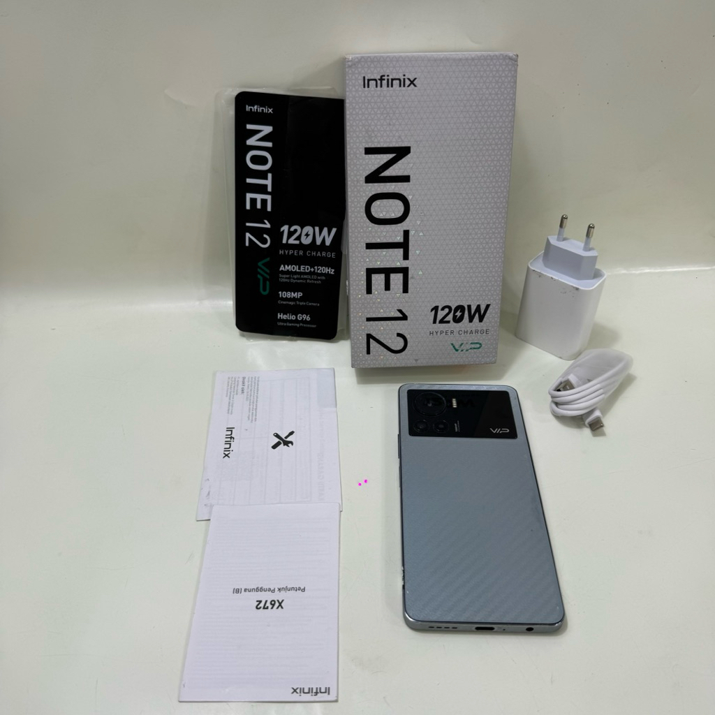 Infinix Note 12 Vip 8/256gb Fullset Second Garansi Resmi