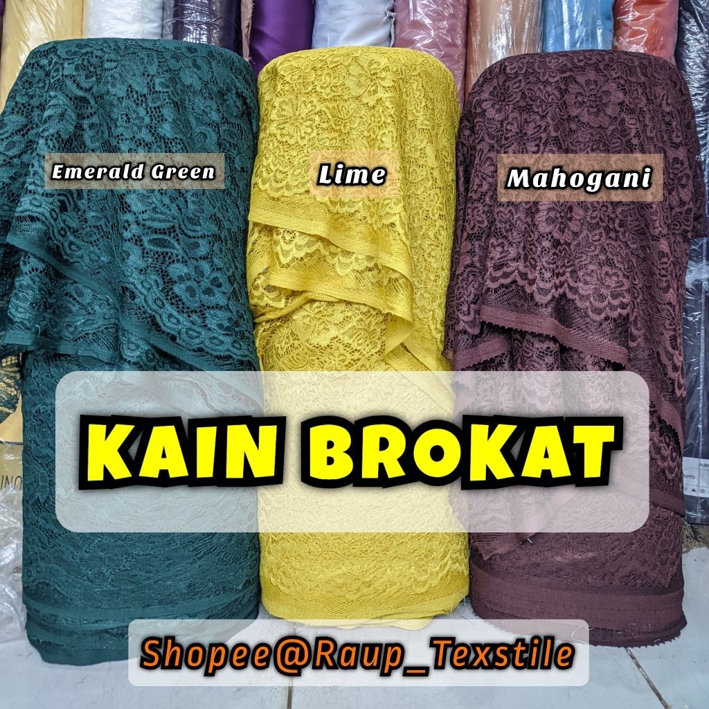 KAIN BRUKAT METERAN || KAIN BROKAT METERAN || BRUKAT || BAHAN BROKAT || BAHAN BRUKAT METERAN