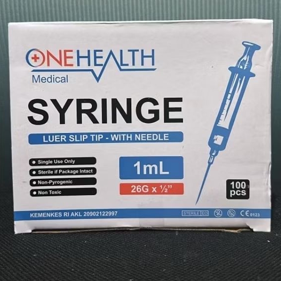 syringe spoit 1ml 1cc OneHealth