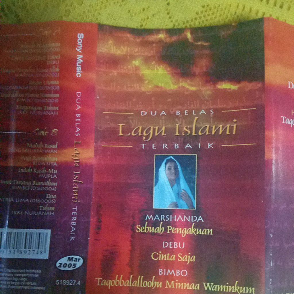kaset pita LAGU ISLAMI TERBAIK A100