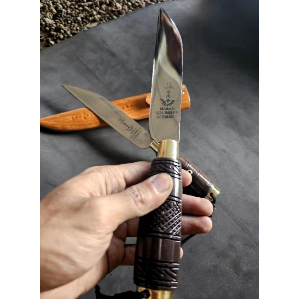 (CAP GARPU) PISAU DAPUR IRIS DAGING SUPER TAJAM PB 18 CM