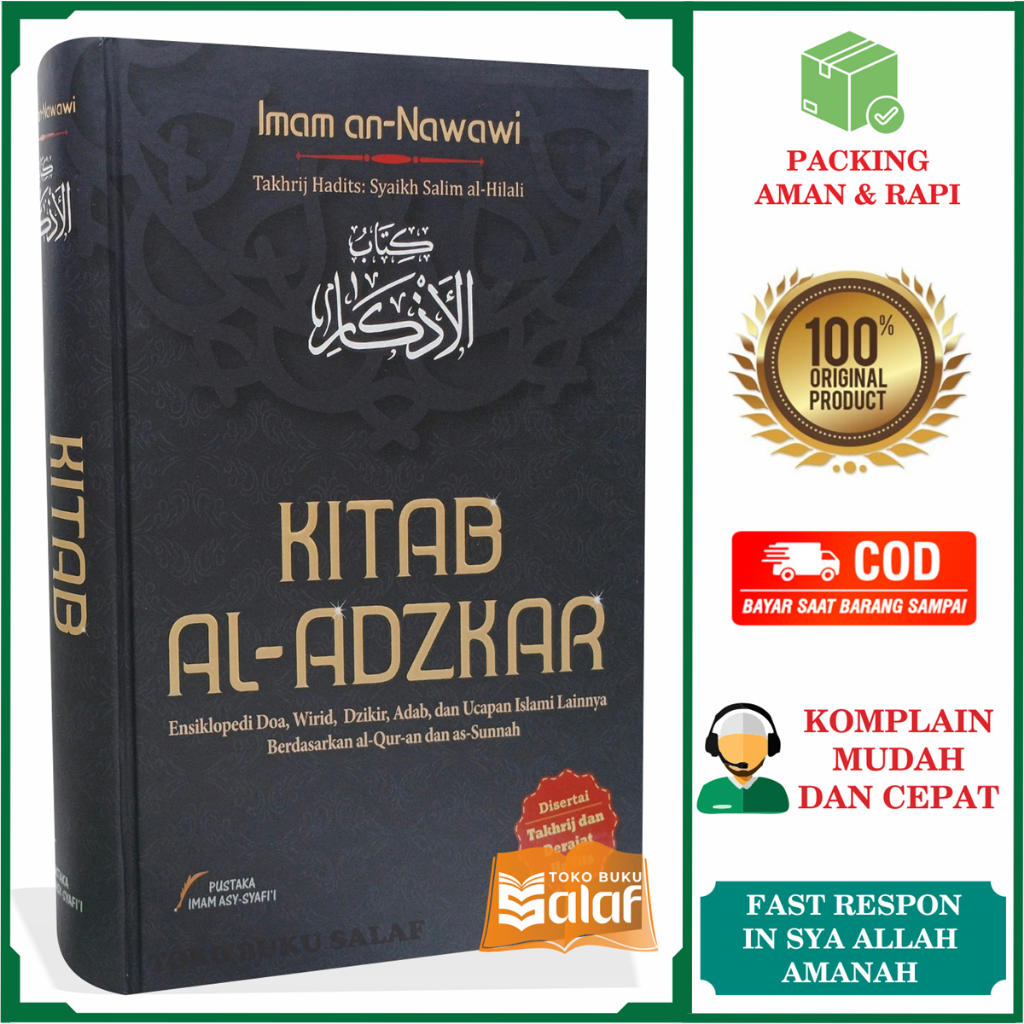 Kitab Al-Adzkar ORIGINAL Versi TAKHRIJ Syaikh Salim Al-Hilali Ensiklopedi Doa Wirid Dzikir Adab Ucap
