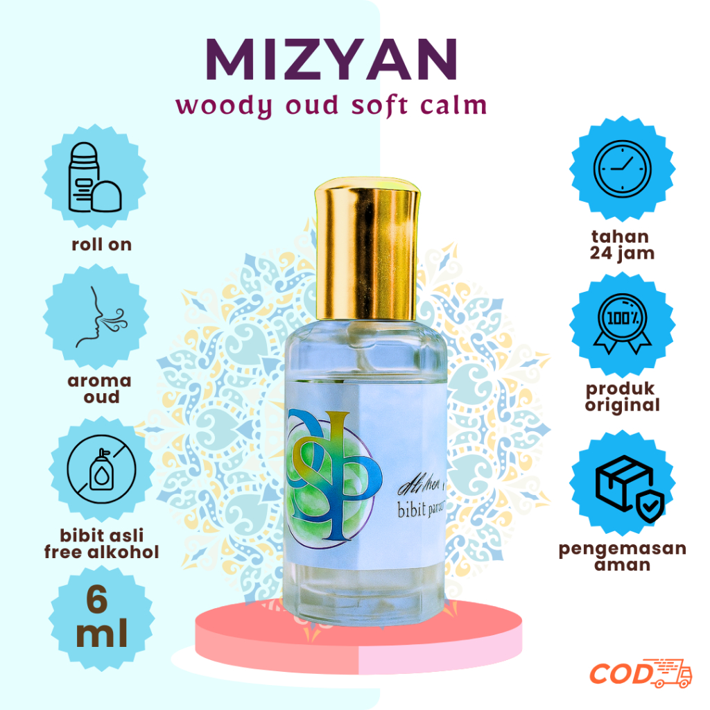 Mizyan/Mizyaan/Parfum Mizyan/Mizyan Ajmal/Attar Mizyan 6 ml