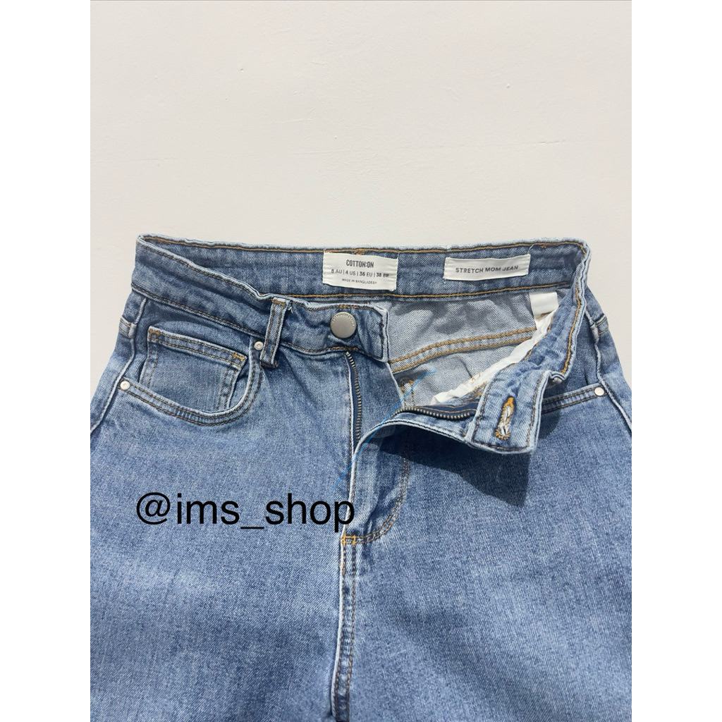 PRELOVED Cotton-On STRETCH MOM JEANS