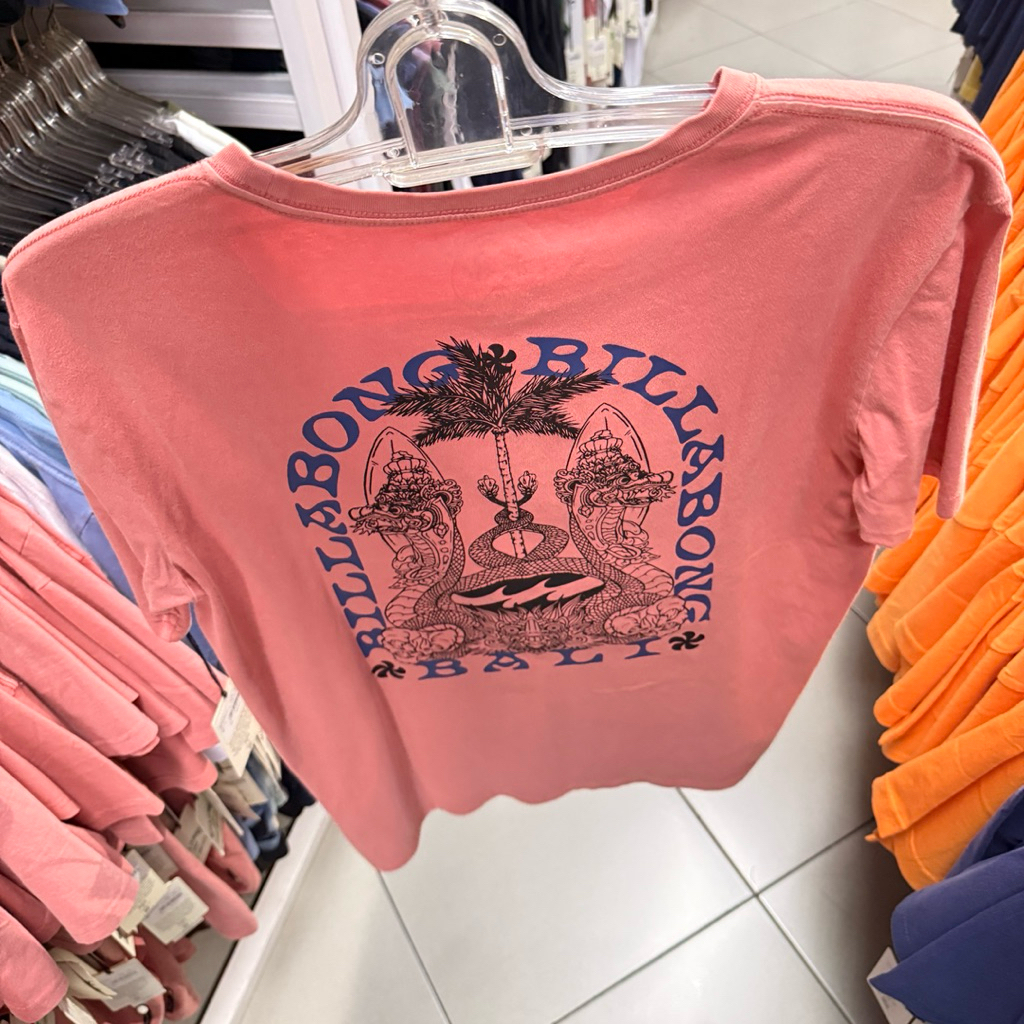 kaos pria billabong original bali monument short sleeve tee drt