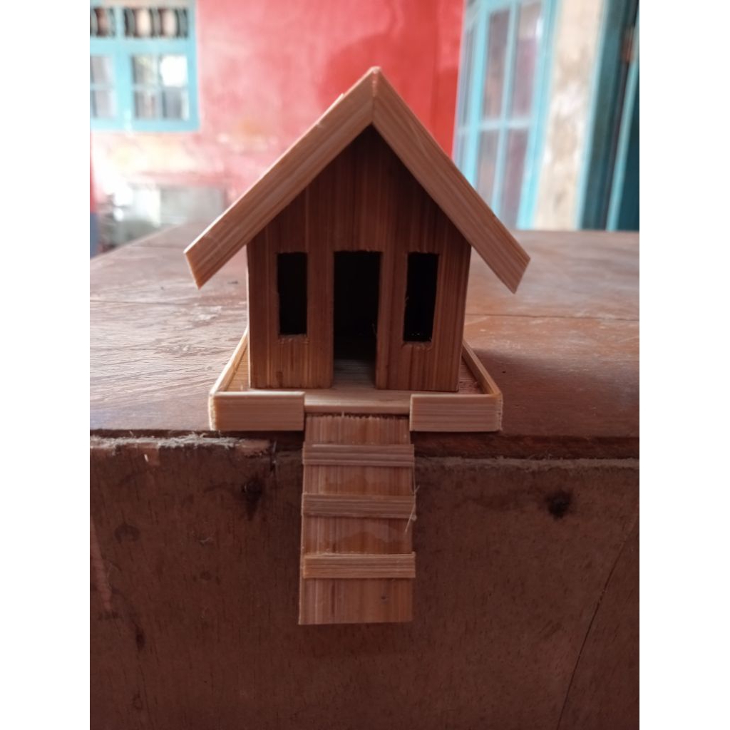 rumah miniatur aquascape