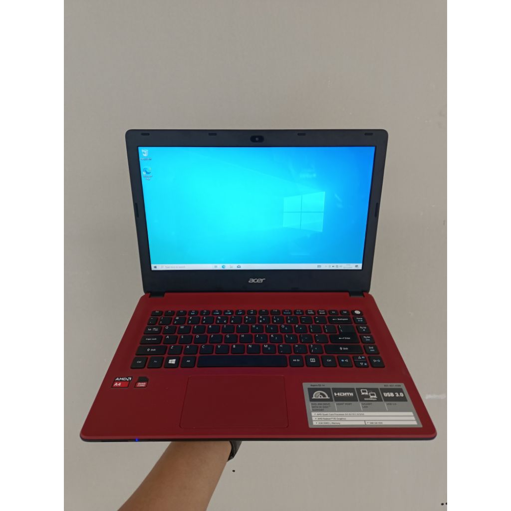 Laptop Acer Aspire Amd A4-6210 APU Ram 4GB Hdd 500 GB