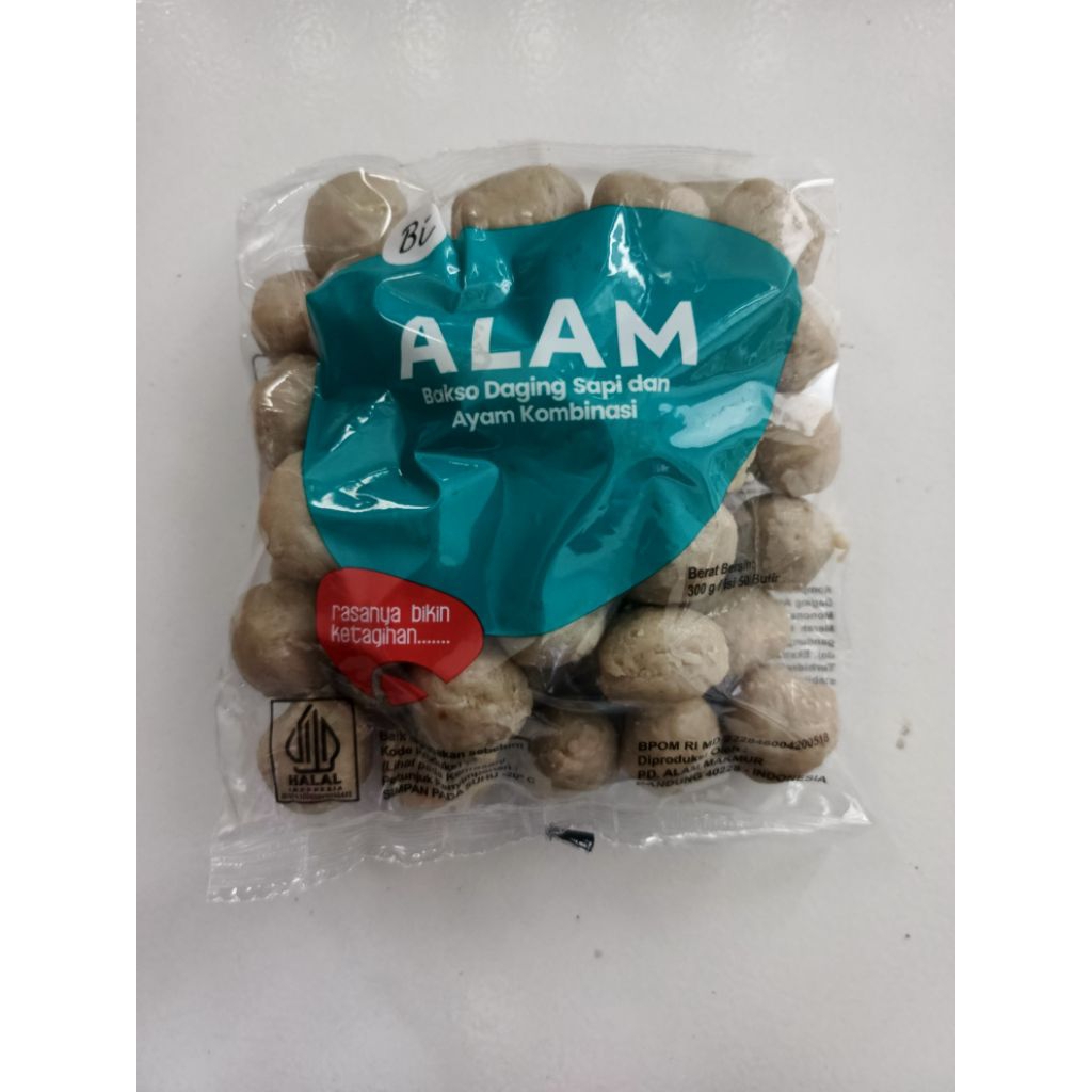 BASO ALAM BI ISI 50 BAKSO DAGING SAPI DAN AYAM KOMBINASI