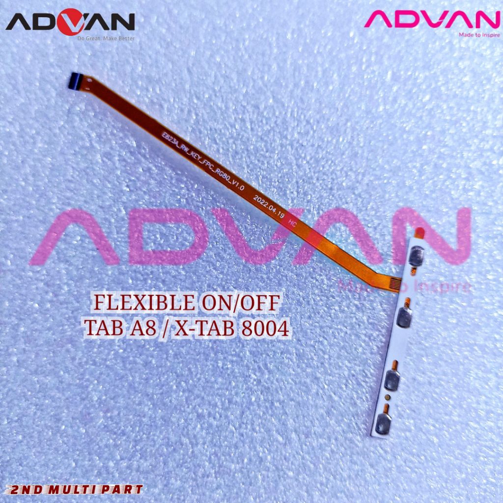 ADVAN, Flexible On/Off+Volume TAB A8 / X-TAB 8004