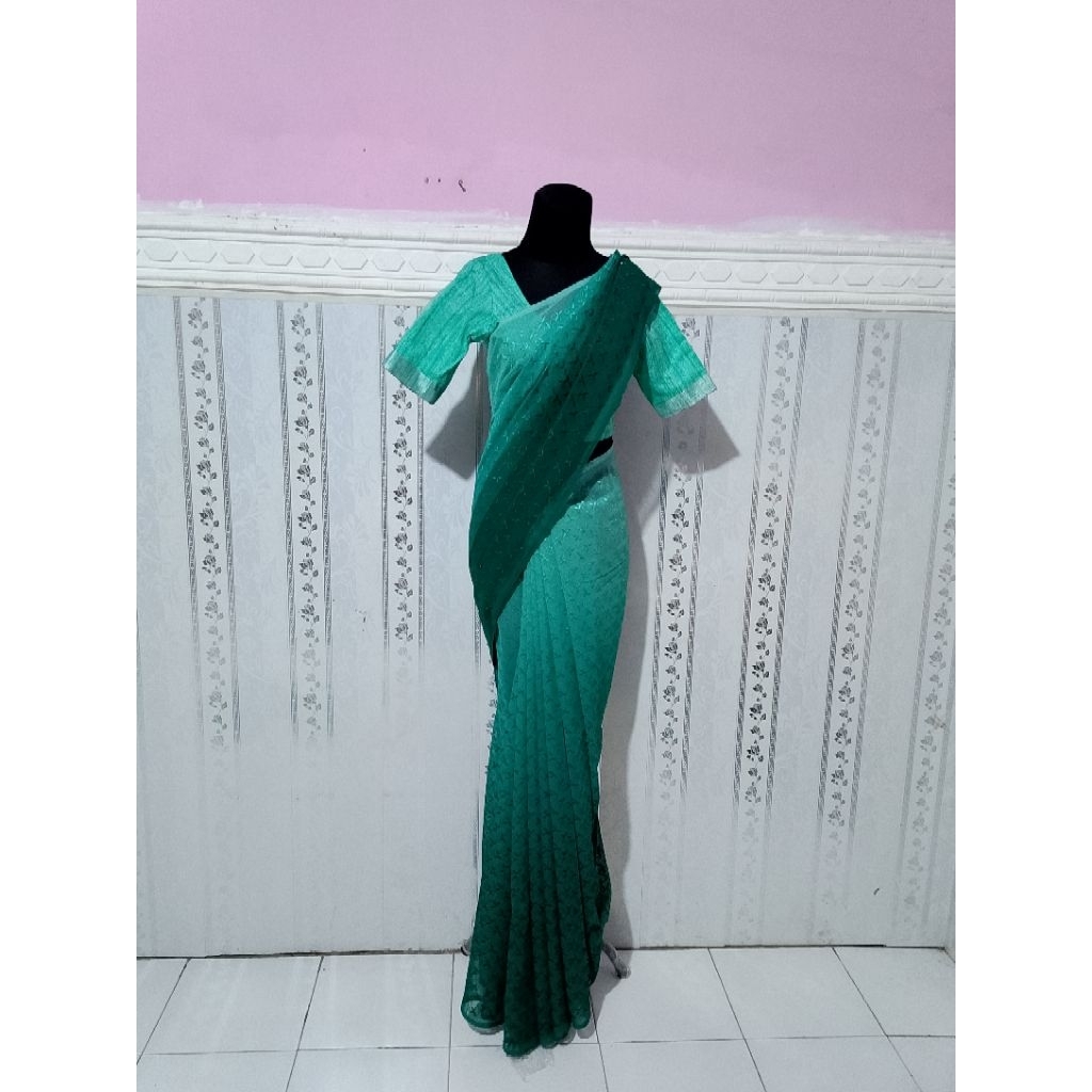 saree, saree lilit, saree india, pakaian tradisional india, free cholay, saree gradasi