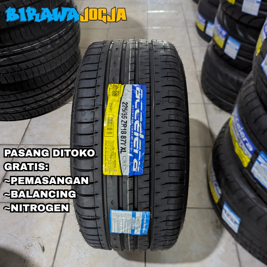BAN MOBIL 225 35 R18 ACCELERA PHI - BAN MOBIL CEPER RING 18 UNTUK MERCY, CIVIC FD, BMW