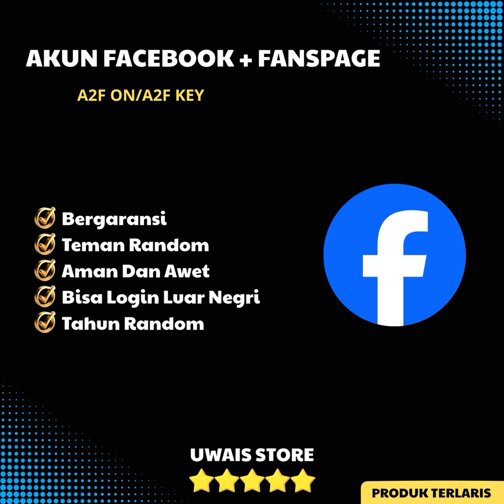 Akun Facebook + Fanspeg A2F on