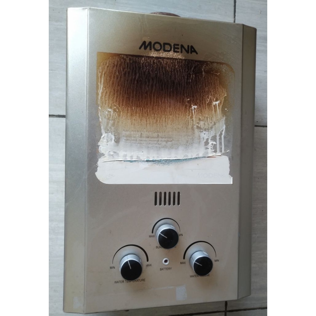 Modena Water Heater|MODENA GI 6V Silver| Water Heater Gas|Pemanas Air