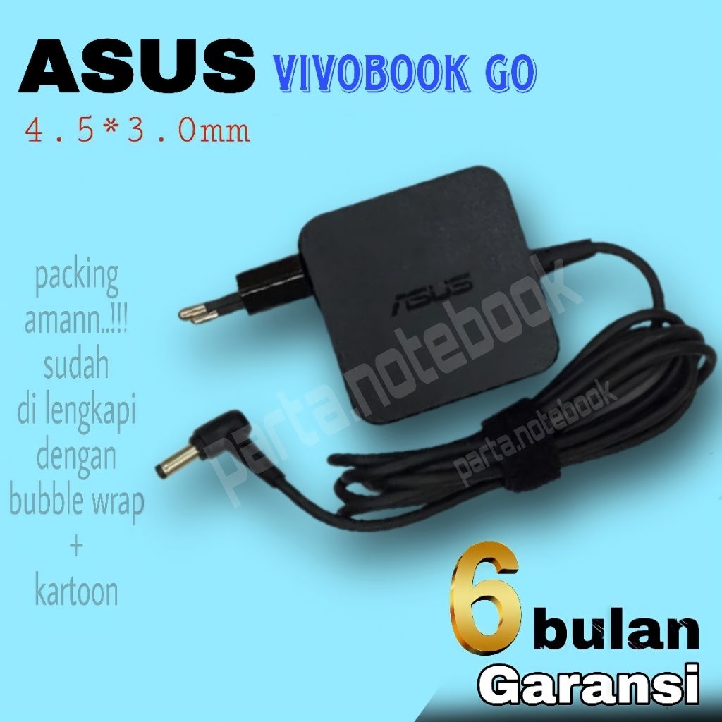 Adaptor Charger Asus Vivobook E1404 E1404F E1404FA A1404V A1404VA Vivobook GO 14/15